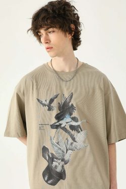 NOSAW Magician Tee - Y2K Summer Grunge, 90s Retro, Pastel Goth, Y2K Club & Party Outfits