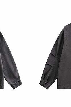 NOSAW Multi-Pocket Paneled Jacket - Y2K Grunge, 90s Fashion, Retro Style, Summer Y2K Outfits