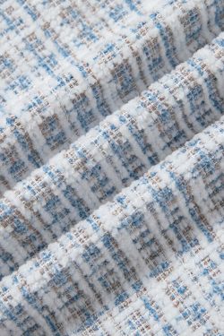 NOSAW Raw Edge Tweed Flannel - Y2K Grunge & 90s Retro Style for Summer Outfits & Party Looks