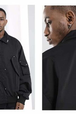 NOSAW Studded Flight Jacket - Y2K Grunge, 90s Fashion, Retro Style, Gothic Y2K, Summer Outfits