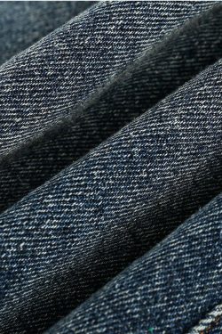 NOSAW Vintage Denim Striped Jacket - Y2K Summer, 90s Grunge, Retro Hip Hop, Y2K Club Outfit
