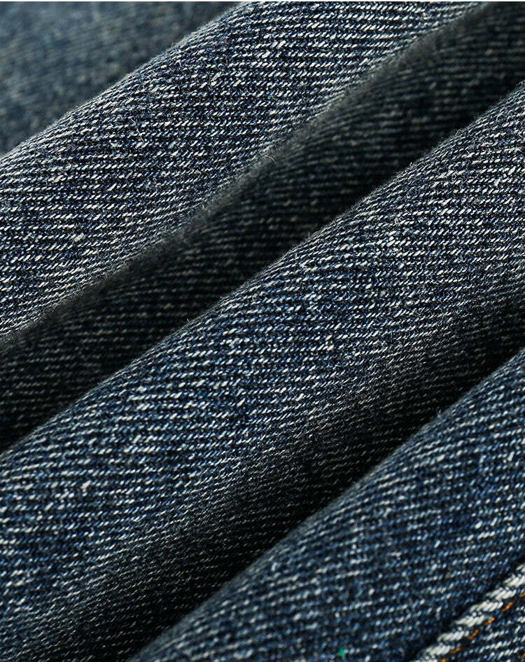 NOSAW Vintage Denim Striped Jacket - Y2K Summer, 90s Grunge, Retro Hip Hop, Y2K Club Outfit