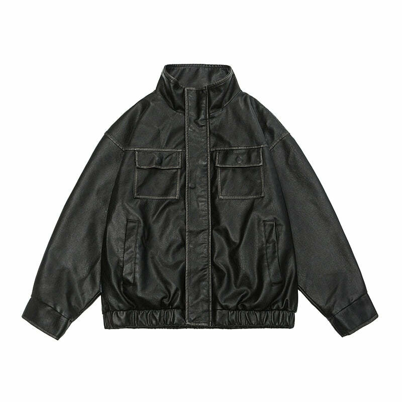 NOSAW Y2K Grunge Contrast-Lined Vintage Jacket - 90s Fashion, Retro Style, Summer Outfits