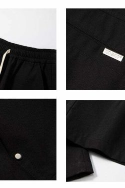 NOSAW Y2K Pleated Stud Cargo Pants - 90s Grunge, Retro, Gothic, Summer Y2K Outfits