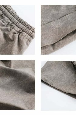 NOSAW Y2K Wide-Leg Ruched Cargo Pants - 90s Grunge, Retro, Summer, and Party Outfits