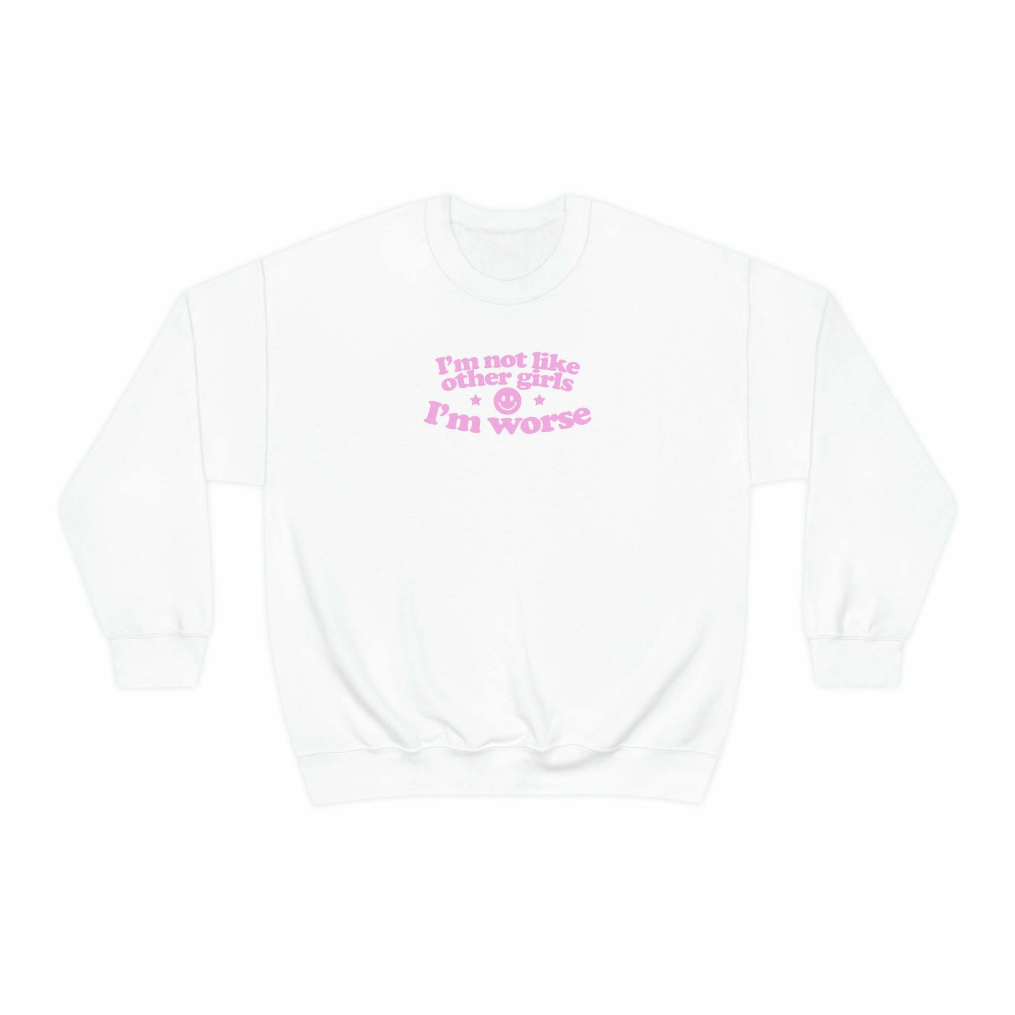 Not Like Other Girls Y2K Grunge Sweatshirt - 90s Retro, Summer Outfits, Pastel Goth Style