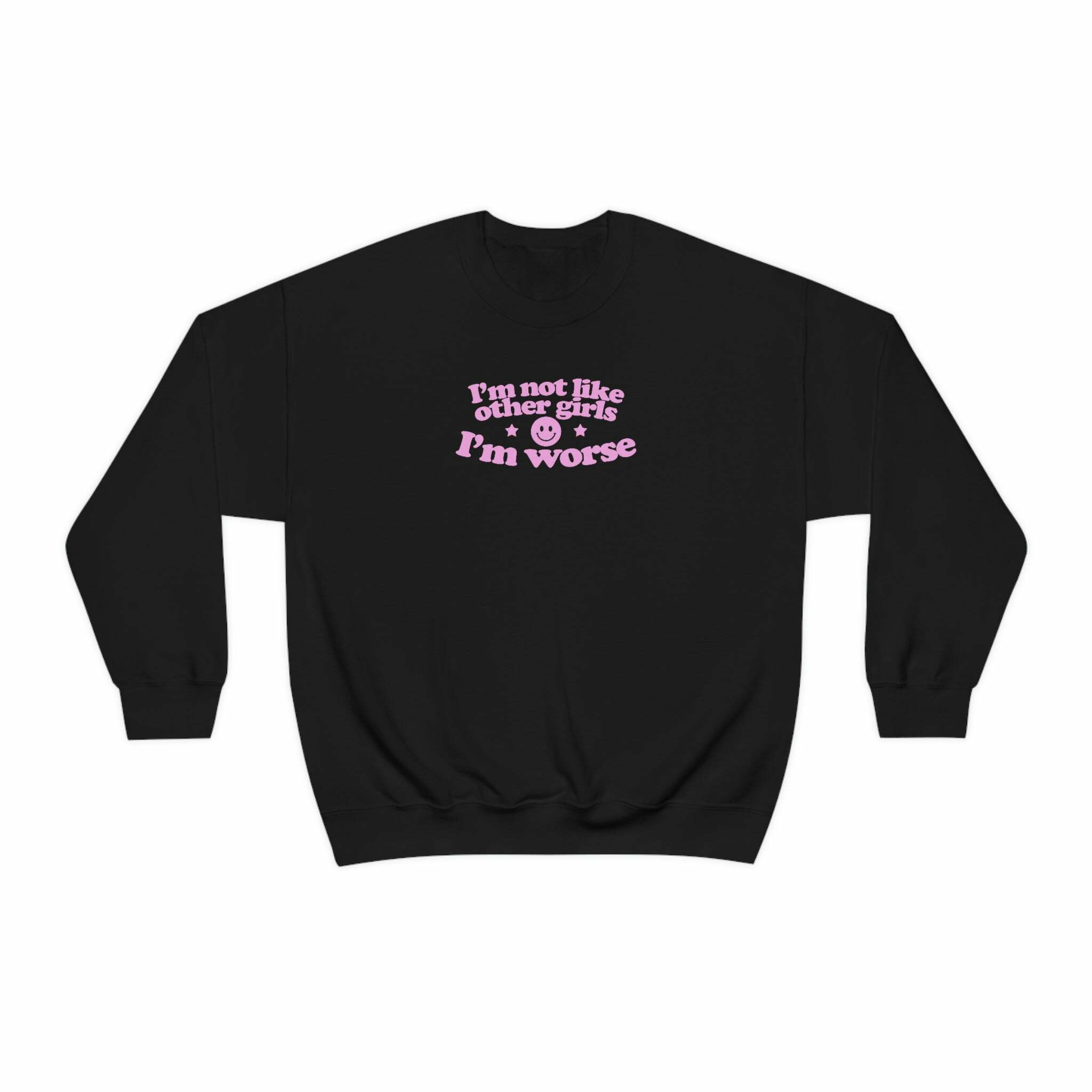 Not Like Other Girls Y2K Grunge Sweatshirt - 90s Retro, Summer Outfits, Pastel Goth Style