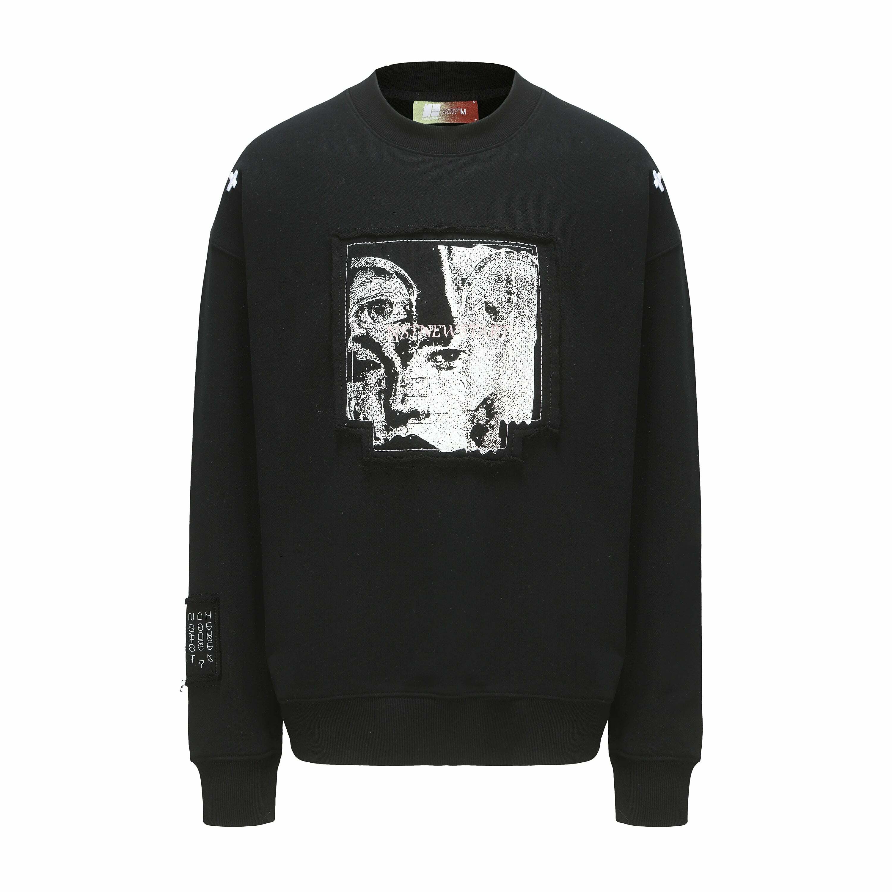 NSTNEW START 'Visions' Collage Sweater - Y2K Summer, 90s Grunge, Retro, Pastel Goth, Y