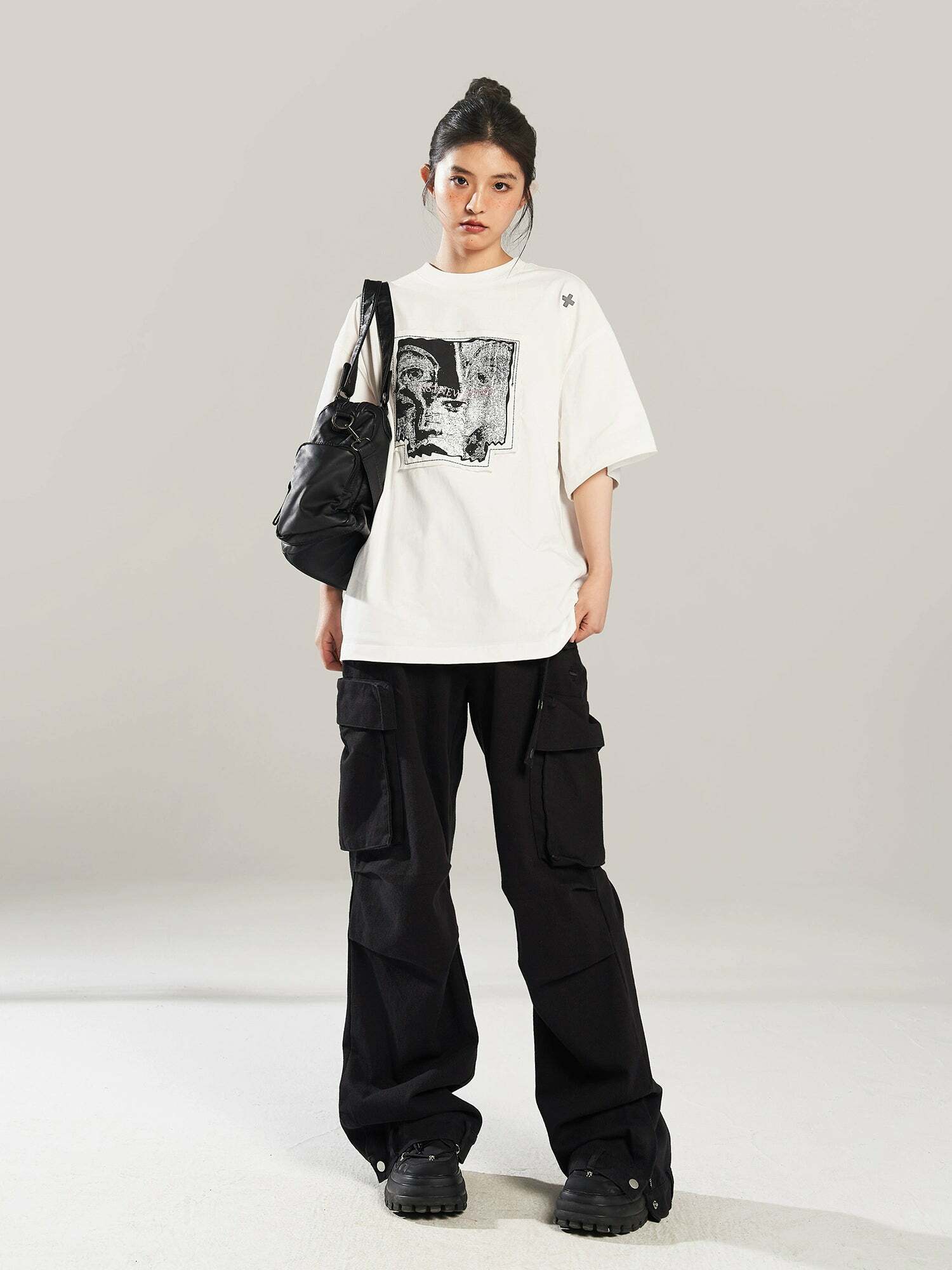 NSTNEW START 'Visions' Collage Tee - Y2K Summer Grunge, 90s Retro, Pastel Goth, Y2K
