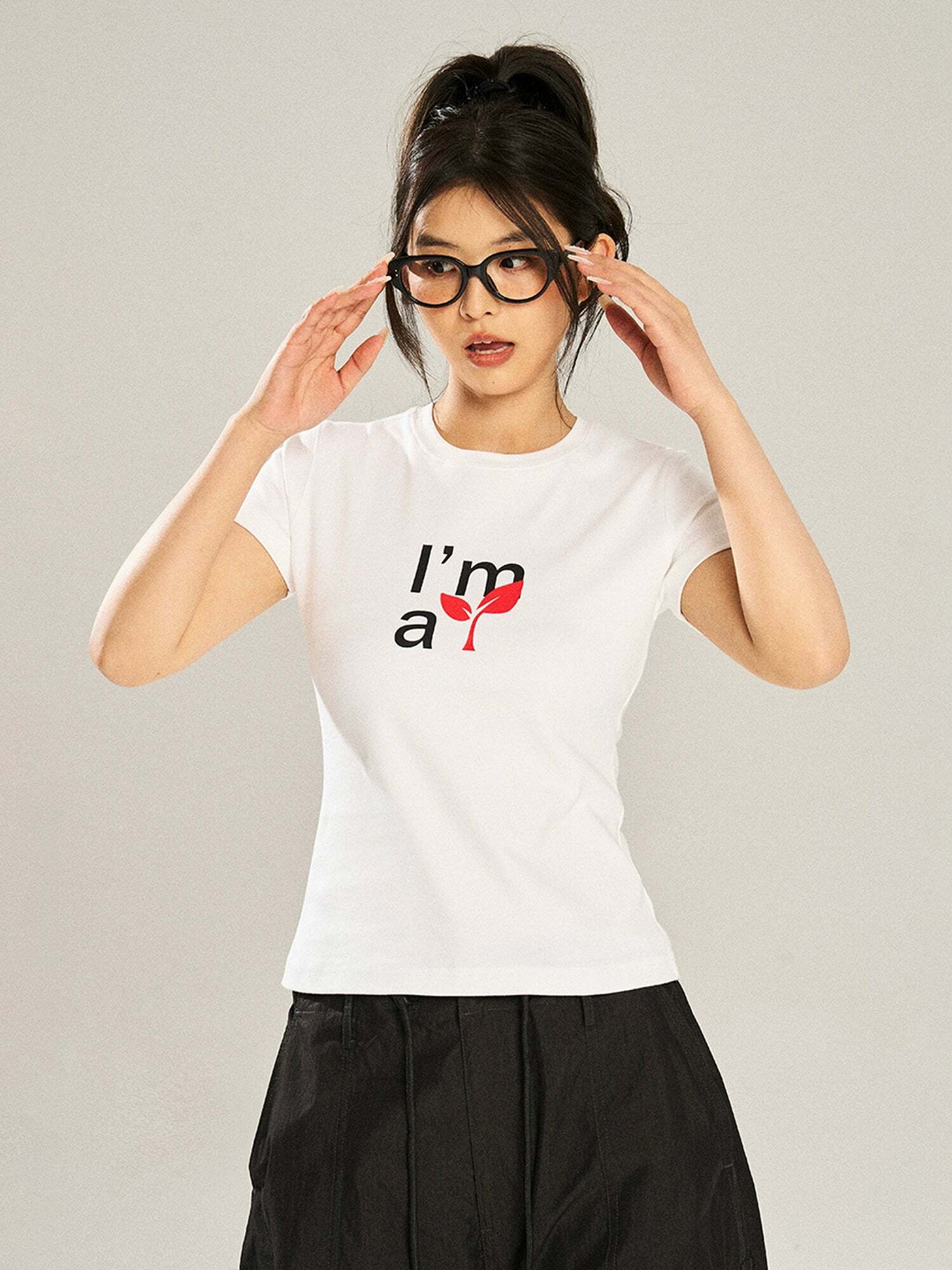 NSTNEW START I'm a Sprout Tee - Y2K Summer, 90s Grunge, Retro, Pastel Goth, Baby Tees,