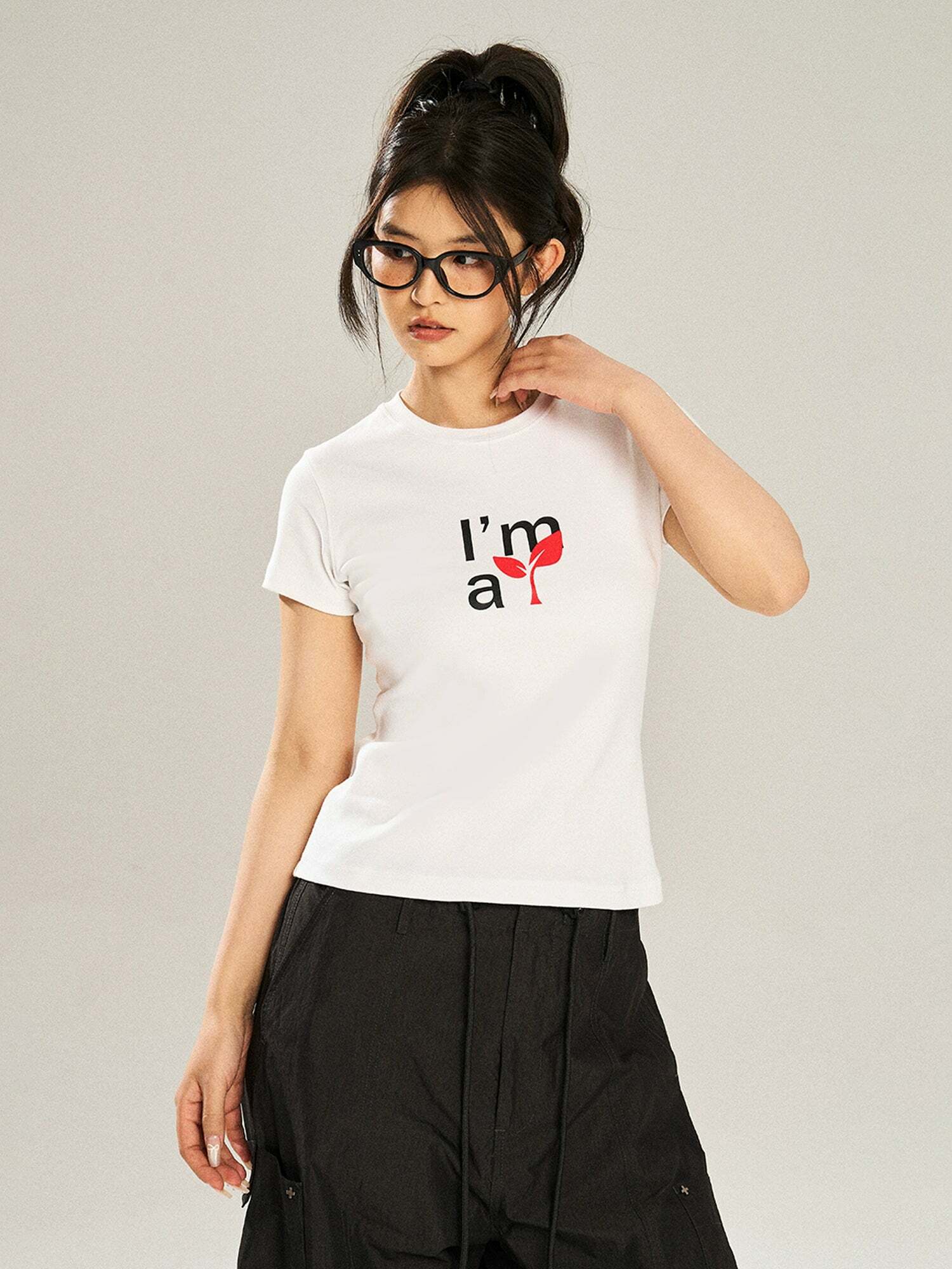 NSTNEW START I'm a Sprout Tee - Y2K Summer, 90s Grunge, Retro, Pastel Goth, Baby Tees,