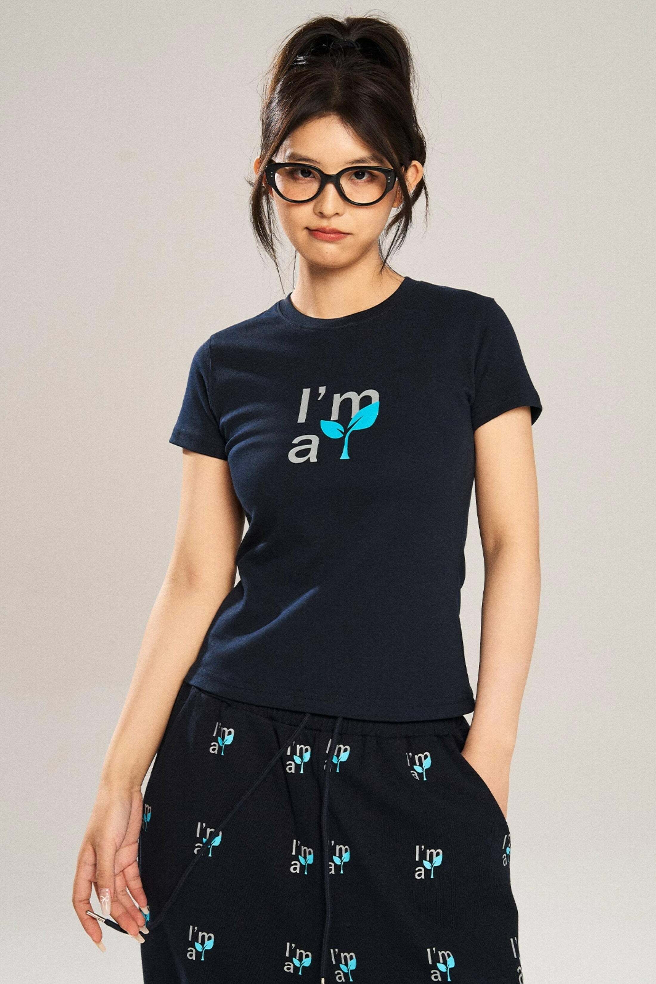 NSTNEW START I'm a Sprout Tee - Y2K Summer, 90s Grunge, Retro, Pastel Goth, Baby Tees,