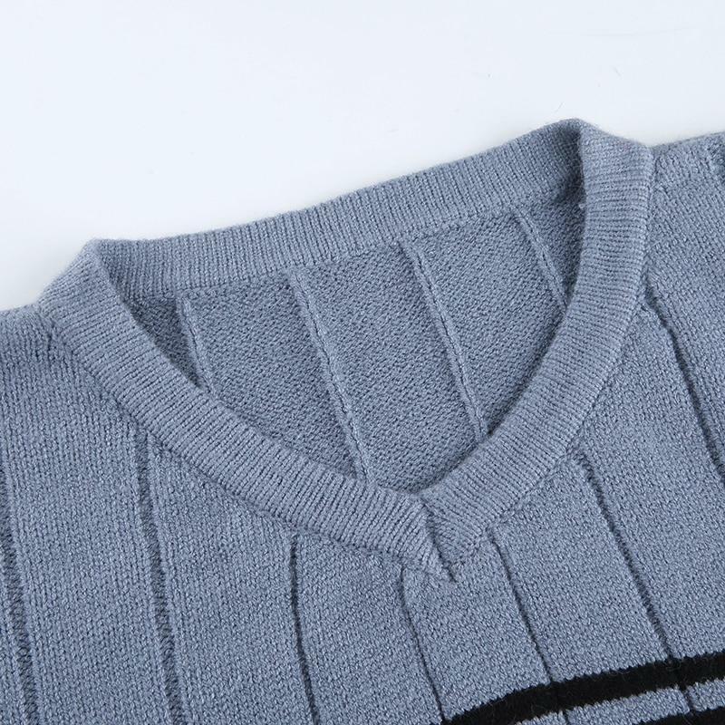 Onque Casual Sweater - Y2K Summer Grunge, 90s Retro, Pastel Goth, Y2K Club & Party Outfits