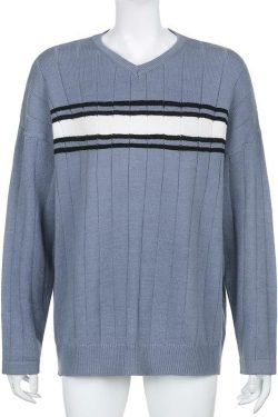 Onque Casual Sweater - Y2K Summer Grunge, 90s Retro, Pastel Goth, Y2K Club & Party Outfits
