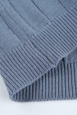 Onque Casual Sweater - Y2K Summer Grunge, 90s Retro, Pastel Goth, Y2K Club & Party Outfits