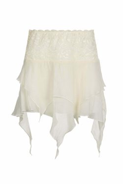 Paityn Mesh Mini Skirt - Y2K Summer Grunge, 90s Retro, Gothic Pastel Goth, Y2K Party Outfit