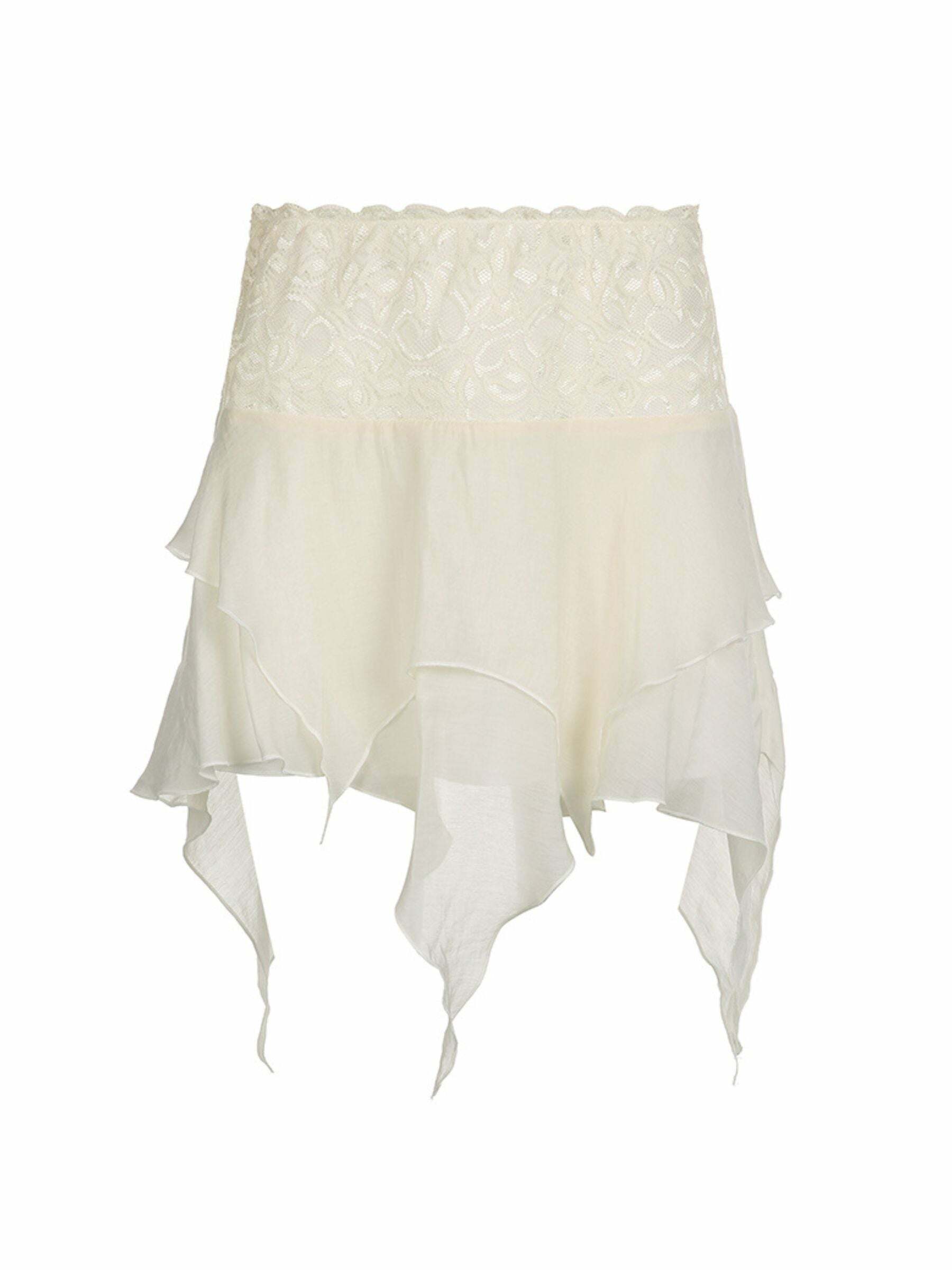 Paityn Mesh Mini Skirt - Y2K Summer Grunge, 90s Retro, Gothic Pastel Goth, Y2K Party Outfit