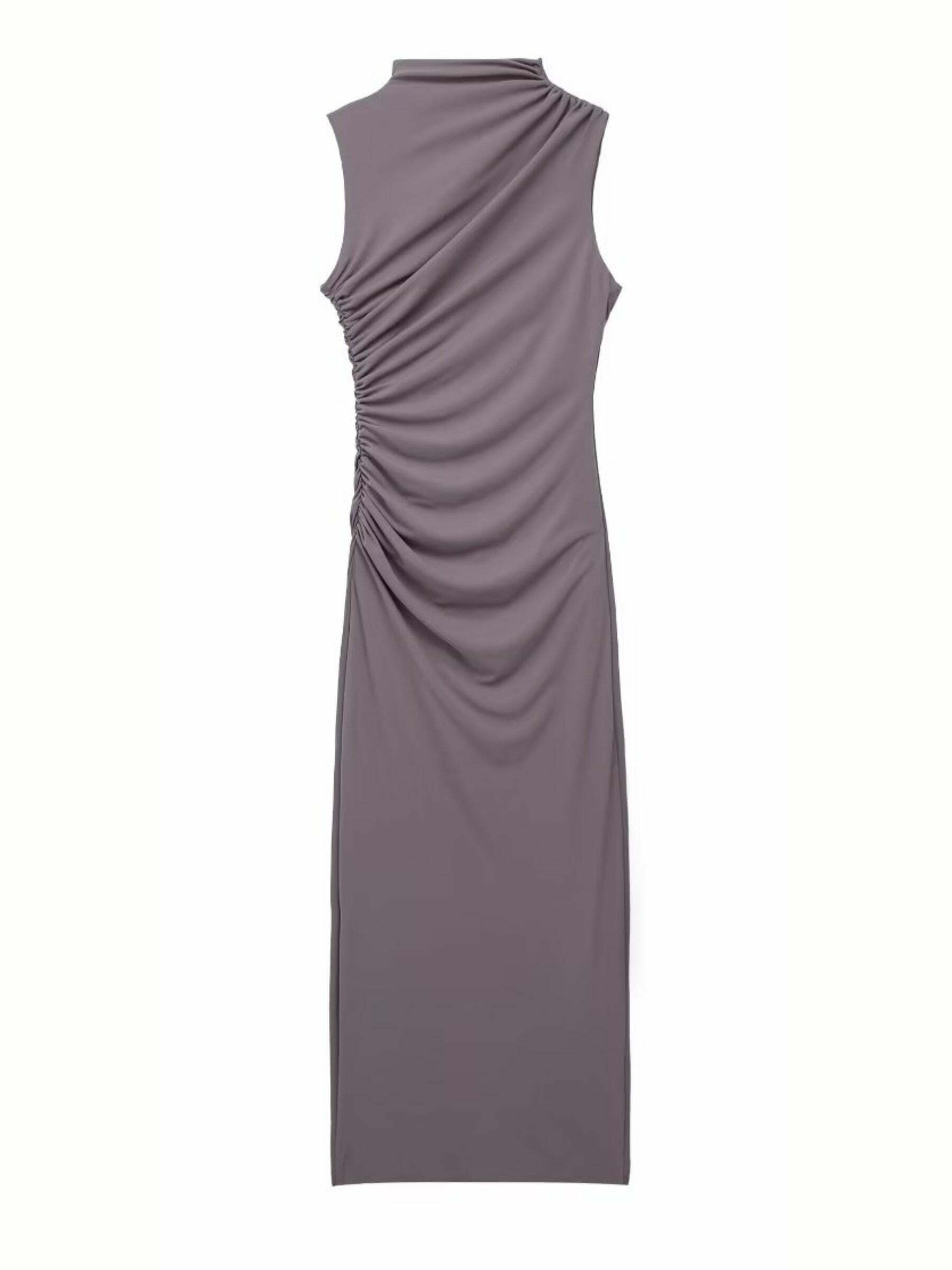 Paola Pleated Midi Dress - Y2K Summer Outfit, 90s Fashion, Grunge, Retro Style, Y2K Party Look