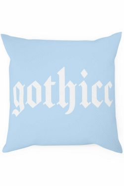 Pastel Goth Y2K Pillow Cushion - Retro 90s Grunge, Summer Y2K, Gothic Y2K Home Decor