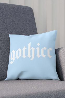 Pastel Goth Y2K Pillow Cushion - Retro 90s Grunge, Summer Y2K, Gothic Y2K Home Decor