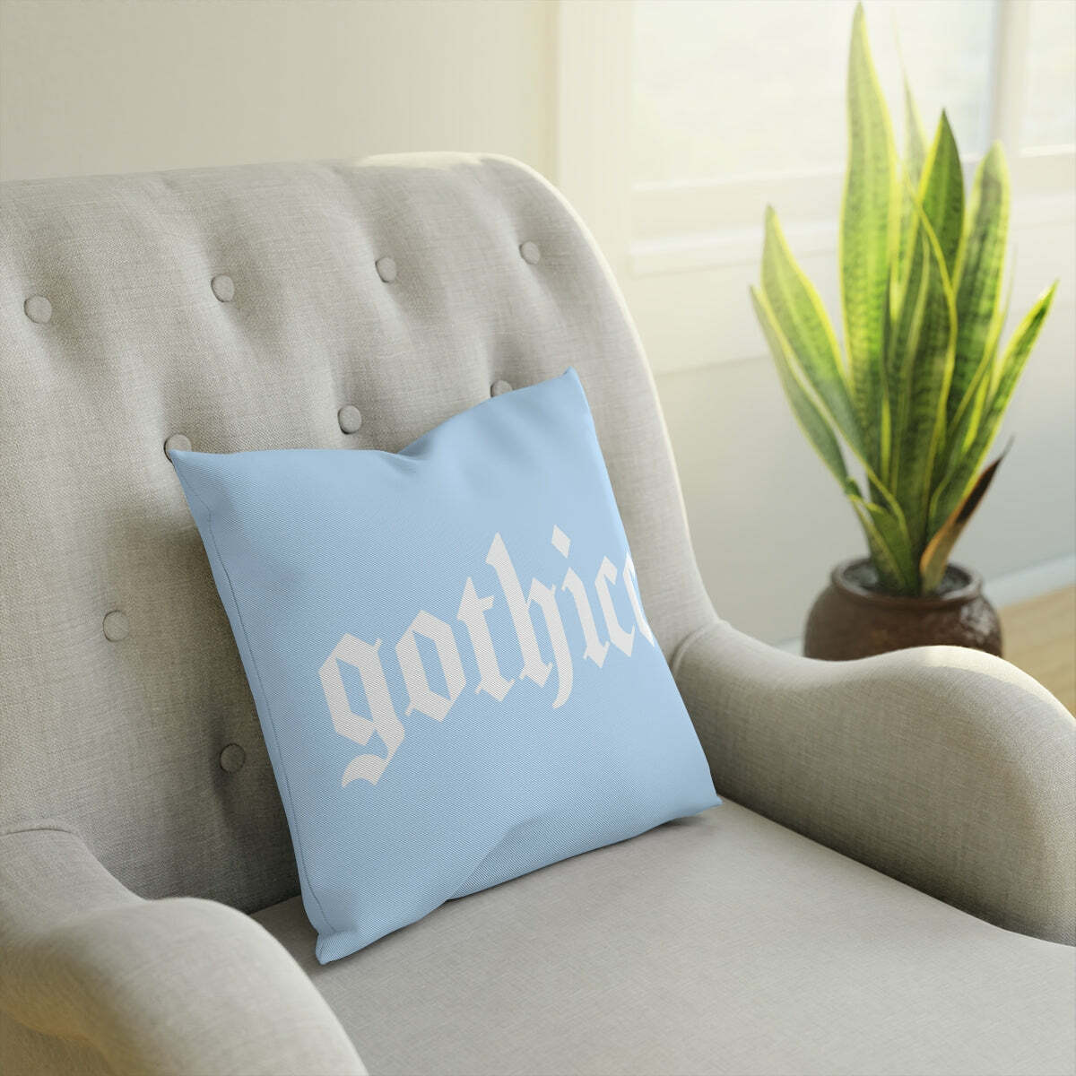 Pastel Goth Y2K Pillow Cushion - Retro 90s Grunge, Summer Y2K, Gothic Y2K Home Decor