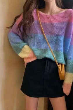 Pastel Gradient Sweatshirt - Y2K Summer, 90s Fashion, Grunge, Retro, Y2K Club & Party Outfits