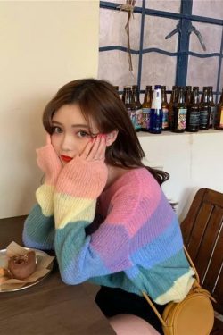 Pastel Gradient Sweatshirt - Y2K Summer, 90s Fashion, Grunge, Retro, Y2K Club & Party Outfits