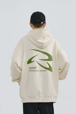 PCLP Frisbee Embroidered Hoodie - Y2K Summer Grunge, 90s Retro, Pastel Goth, Y2K Club