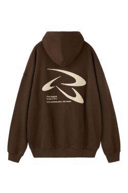 PCLP Frisbee Embroidered Hoodie - Y2K Summer Grunge, 90s Retro, Pastel Goth, Y2K Club