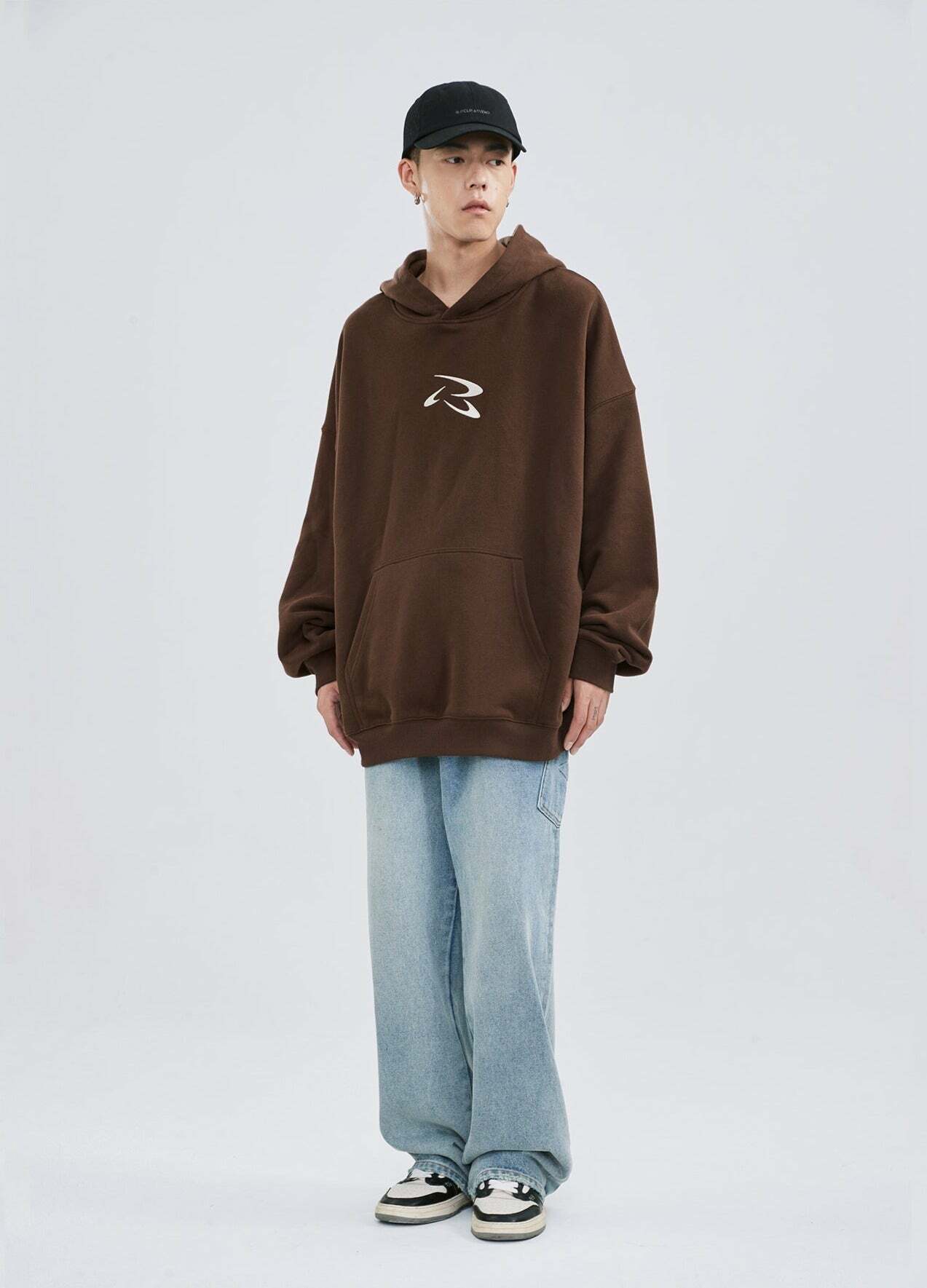 PCLP Frisbee Embroidered Hoodie - Y2K Summer Grunge, 90s Retro, Pastel Goth, Y2K Club