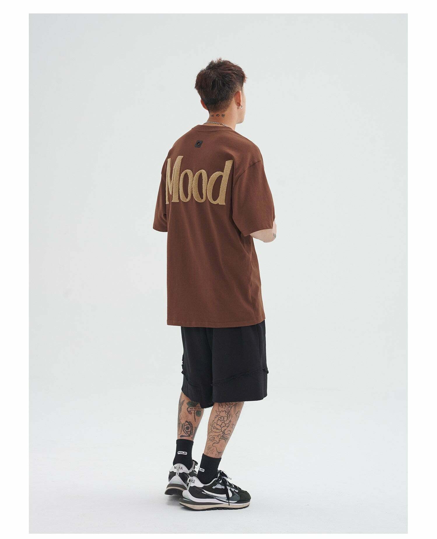 PCLP Mood Embroidered Tee - Y2K Summer Grunge, 90s Retro, Baby Tees, Y2K Club &