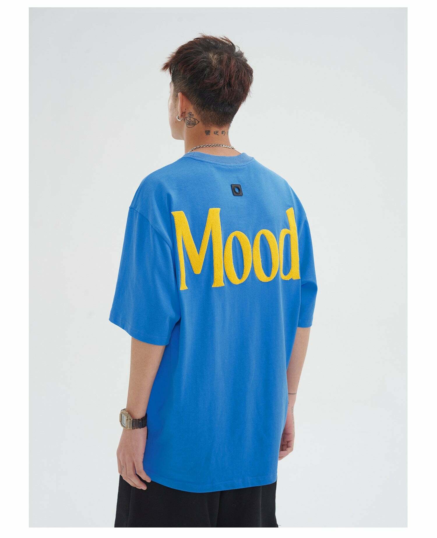 PCLP Mood Embroidered Tee - Y2K Summer Grunge, 90s Retro, Baby Tees, Y2K Club &