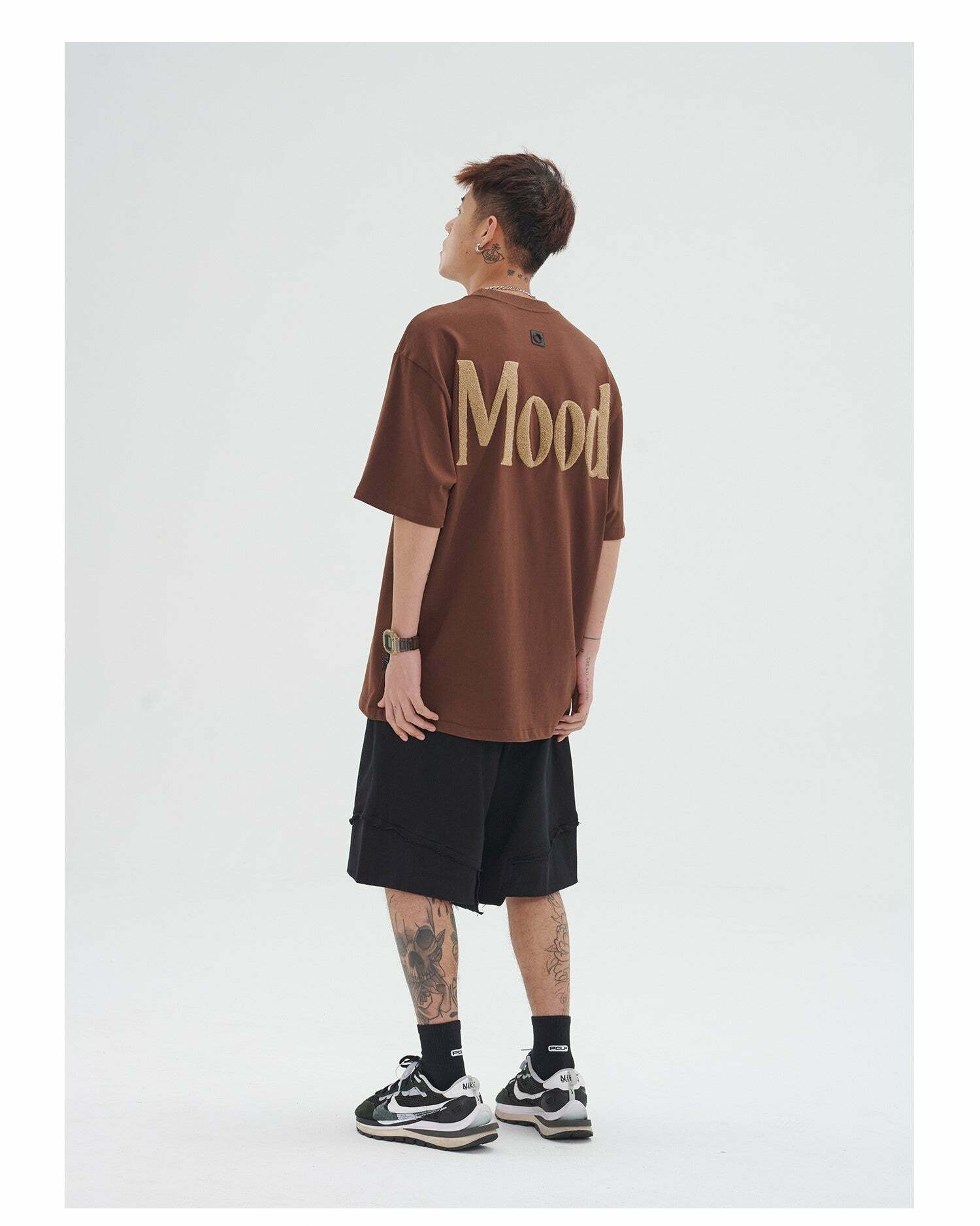 PCLP Mood Embroidered Tee - Y2K Summer Grunge, 90s Retro, Baby Tees, Y2K Club &