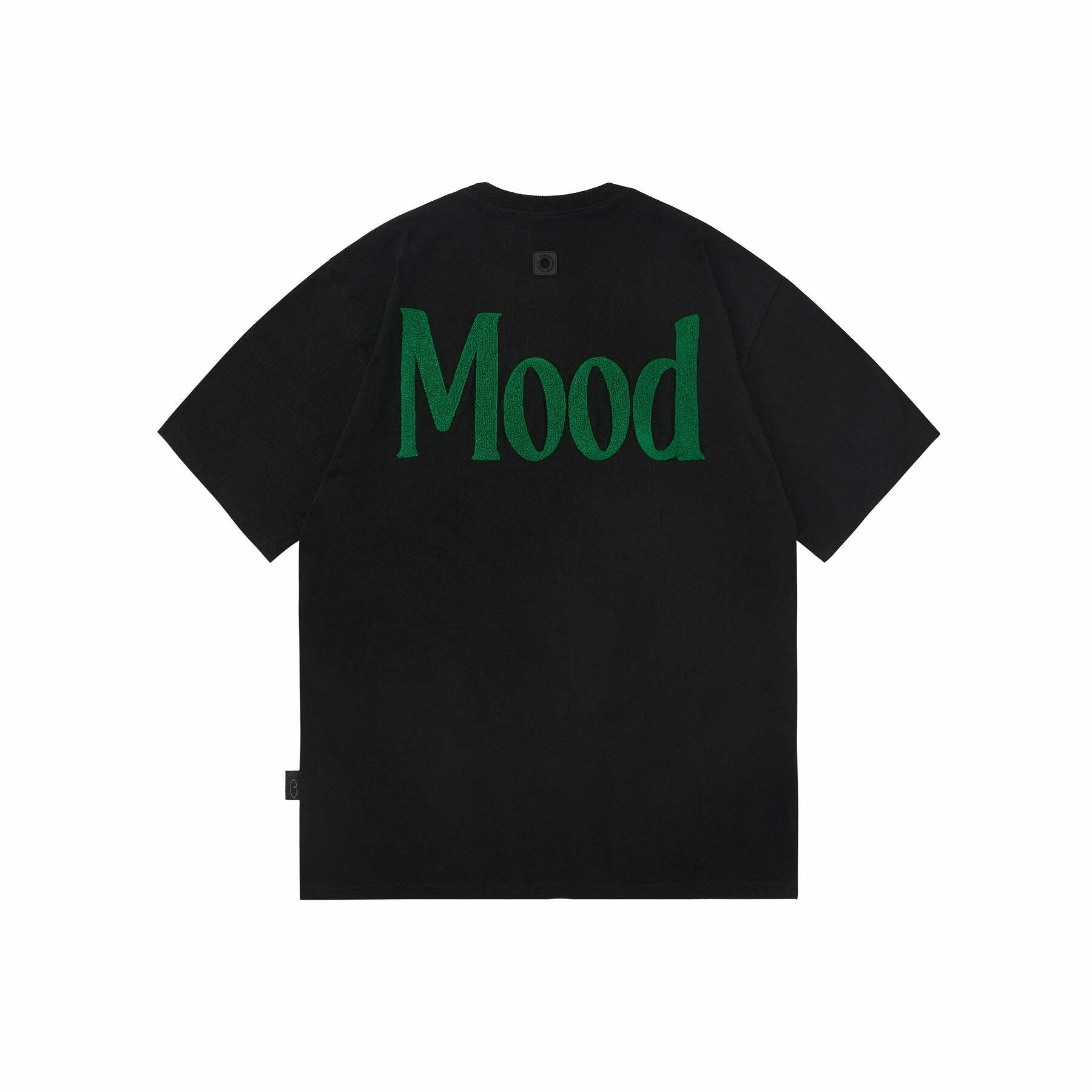 PCLP Mood Embroidered Tee - Y2K Summer Grunge, 90s Retro, Baby Tees, Y2K Club &