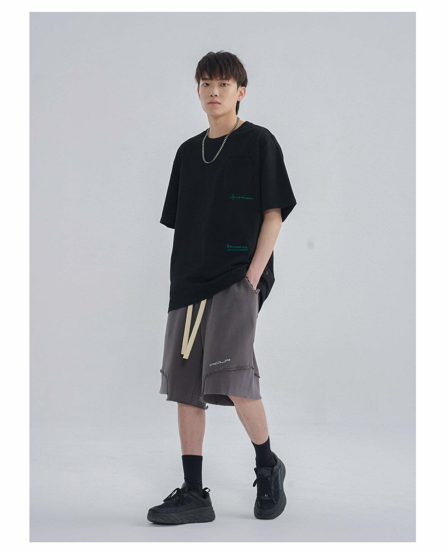PCLP Mood Embroidered Tee - Y2K Summer Grunge, 90s Retro, Baby Tees, Y2K Club &