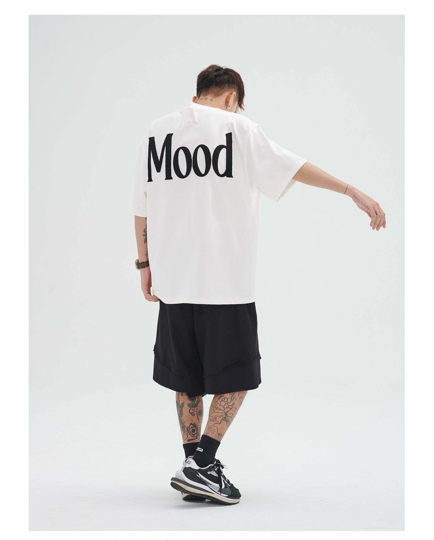 PCLP Mood Embroidered Tee - Y2K Summer Grunge, 90s Retro, Baby Tees, Y2K Club &