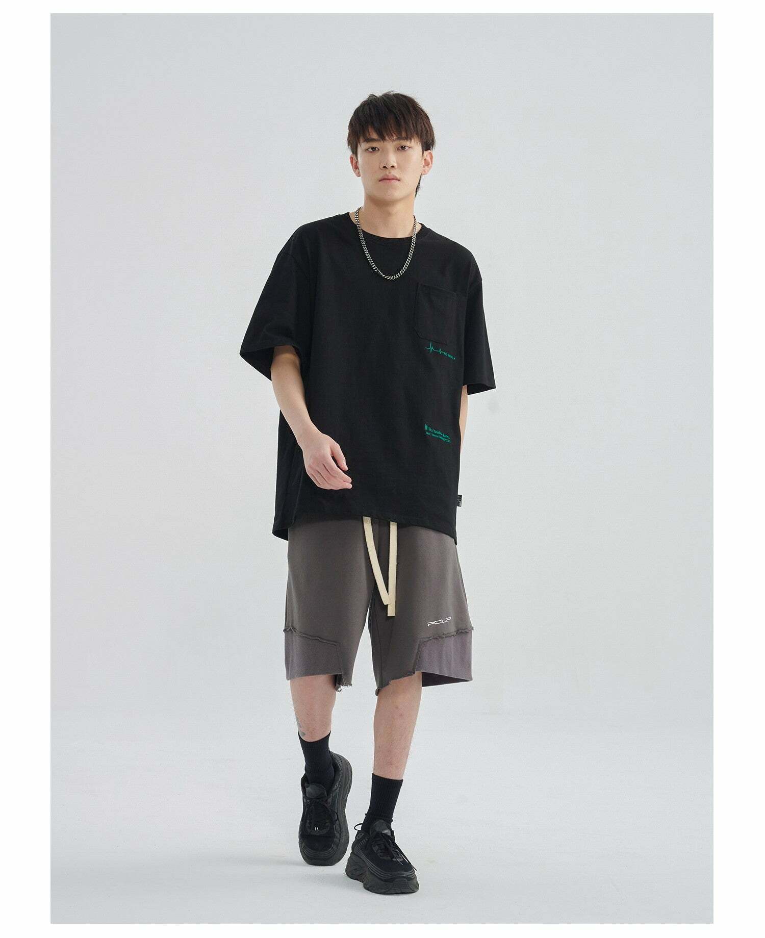 PCLP Mood Embroidered Tee - Y2K Summer Grunge, 90s Retro, Baby Tees, Y2K Club &