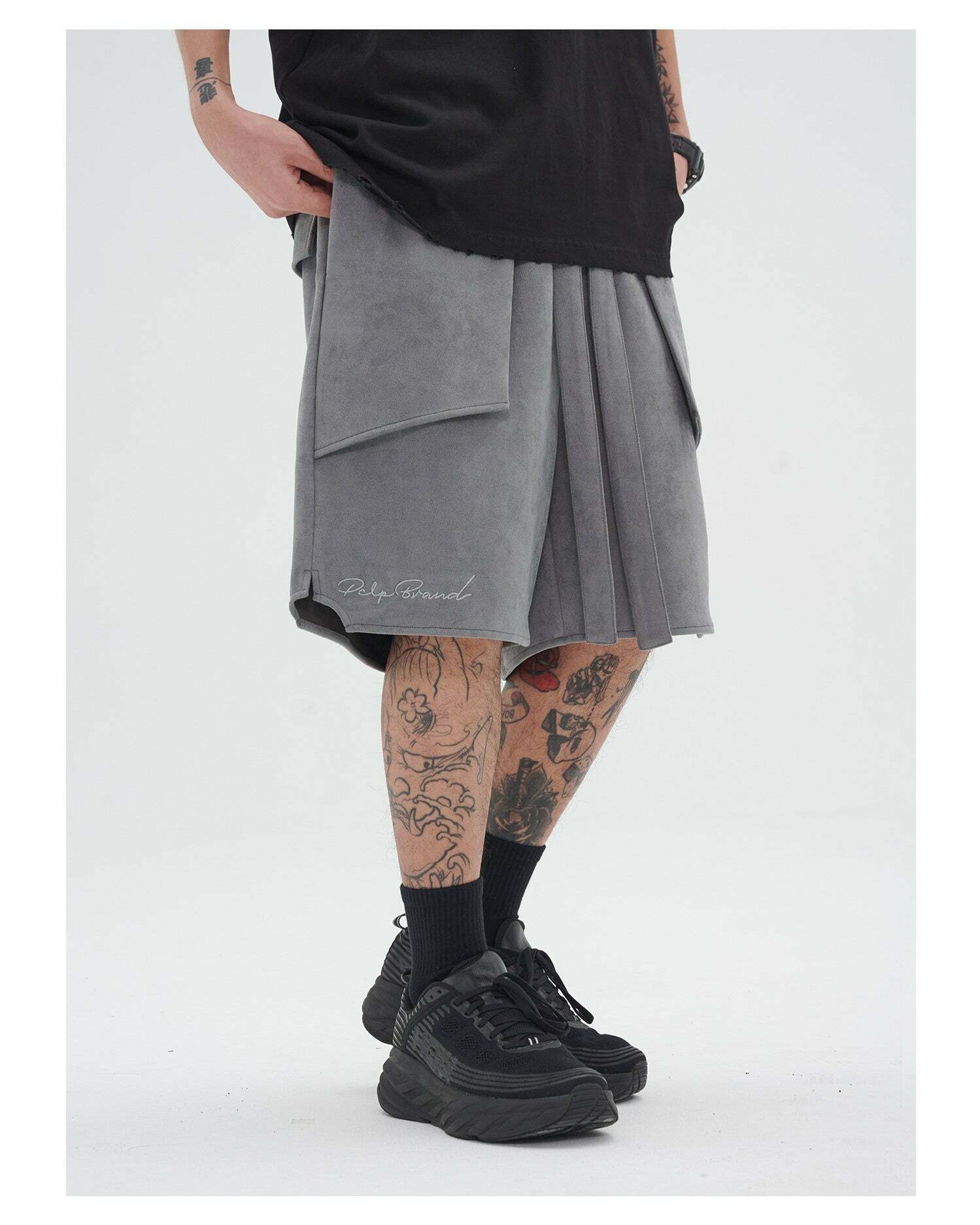PCLP Stacked Shorts - Y2K Summer Grunge, 90s Retro, Gothic Y2K, Y2K Club & Party