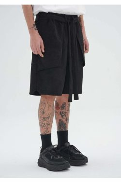 PCLP Stacked Shorts - Y2K Summer Grunge, 90s Retro, Gothic Y2K, Y2K Club & Party