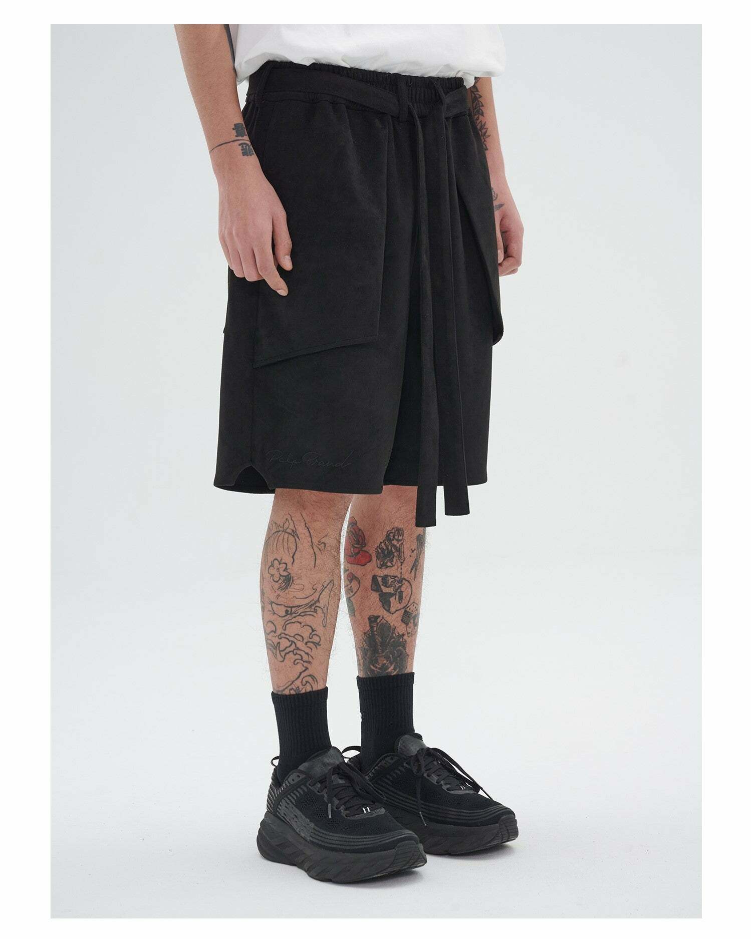 PCLP Stacked Shorts - Y2K Summer Grunge, 90s Retro, Gothic Y2K, Y2K Club & Party