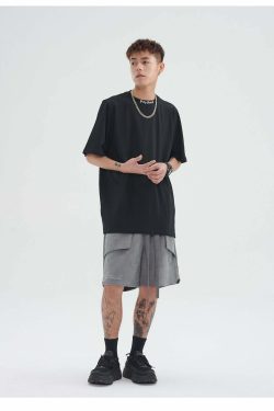 PCLP Stacked Shorts - Y2K Summer Grunge, 90s Retro, Gothic Y2K, Y2K Club & Party