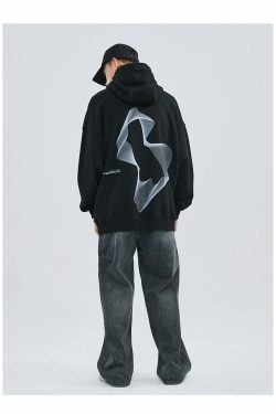 PCLP Wave Length Hoodie - Y2K Summer Grunge, 90s Retro, Pastel Goth, Y2K Club & Party Out