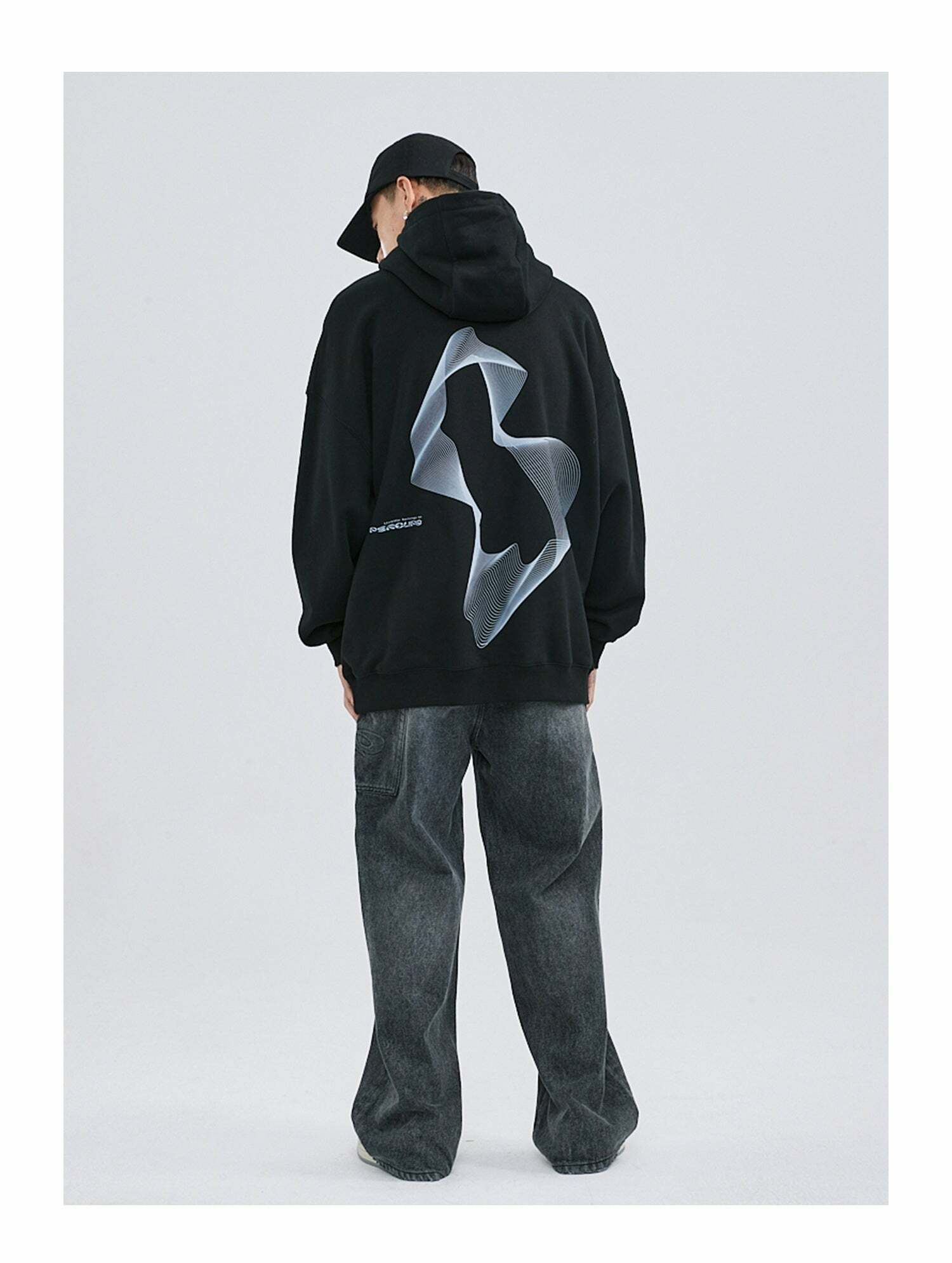 PCLP Wave Length Hoodie - Y2K Summer Grunge, 90s Retro, Pastel Goth, Y2K Club & Party Out