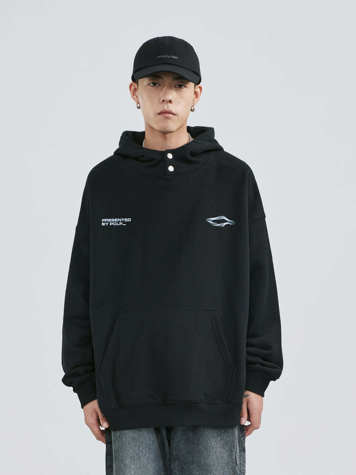 PCLP Wave Length Hoodie - Y2K Summer Grunge, 90s Retro, Pastel Goth, Y2K Club & Party Out