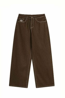 Perla Low-Rise Baggy Jeans - Y2K Grunge, 90s Fashion, Retro Style, Summer Y2K Outfits