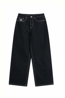 Perla Low-Rise Baggy Jeans - Y2K Grunge, 90s Fashion, Retro Style, Summer Y2K Outfits