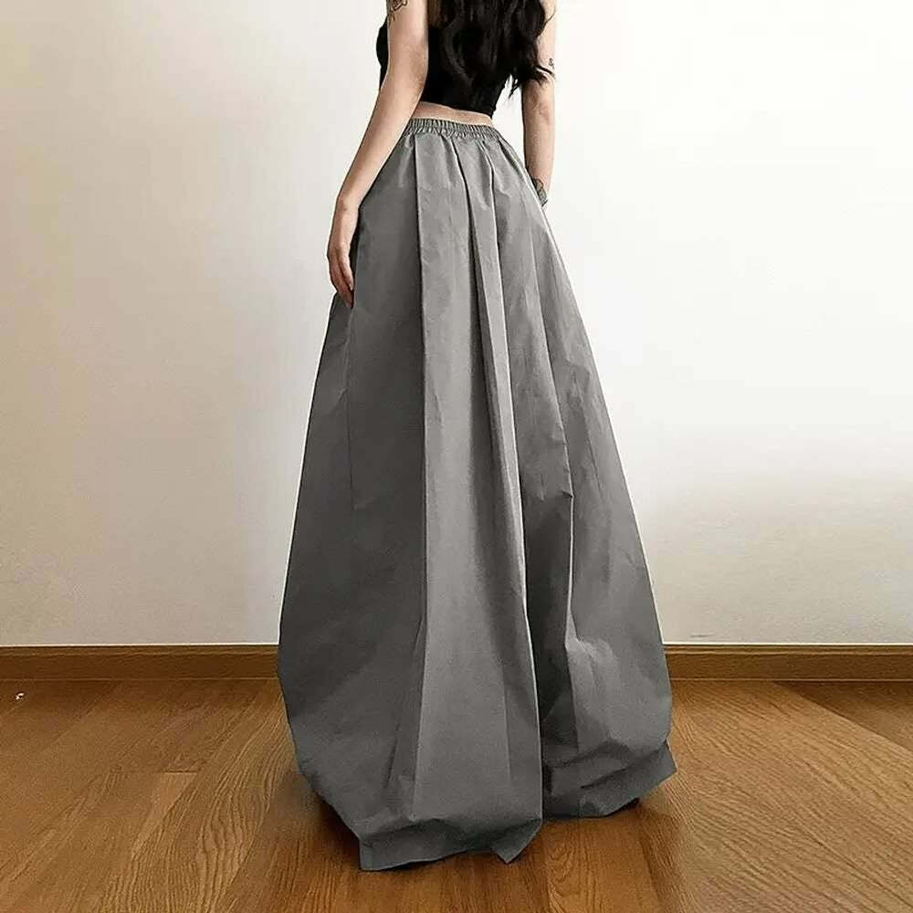 Phantom Veil Gothic Baggy Bottoms - Y2K Grunge, 90s Fashion, Retro Style, Y2K Summer Outfits