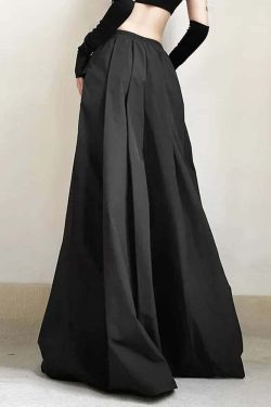 Phantom Veil Gothic Baggy Bottoms - Y2K Grunge, 90s Fashion, Retro Style, Y2K Summer Outfits
