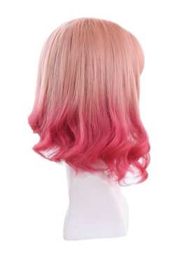 Pink Gradient Cosplay Wig - Y2K Summer, 90s Grunge, Retro Style, Pastel Goth, Y2K Party Outfits