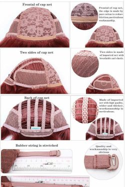 Pink Gradient Cosplay Wig - Y2K Summer, 90s Grunge, Retro Style, Pastel Goth, Y2K Party Outfits